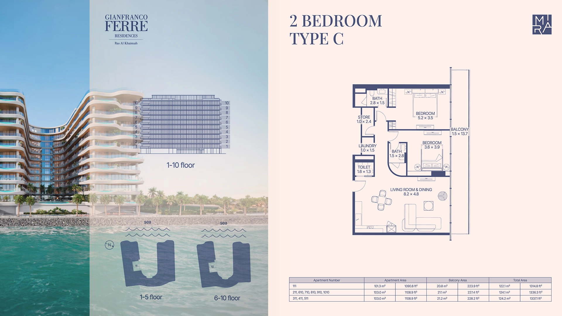 2 BR - Type B